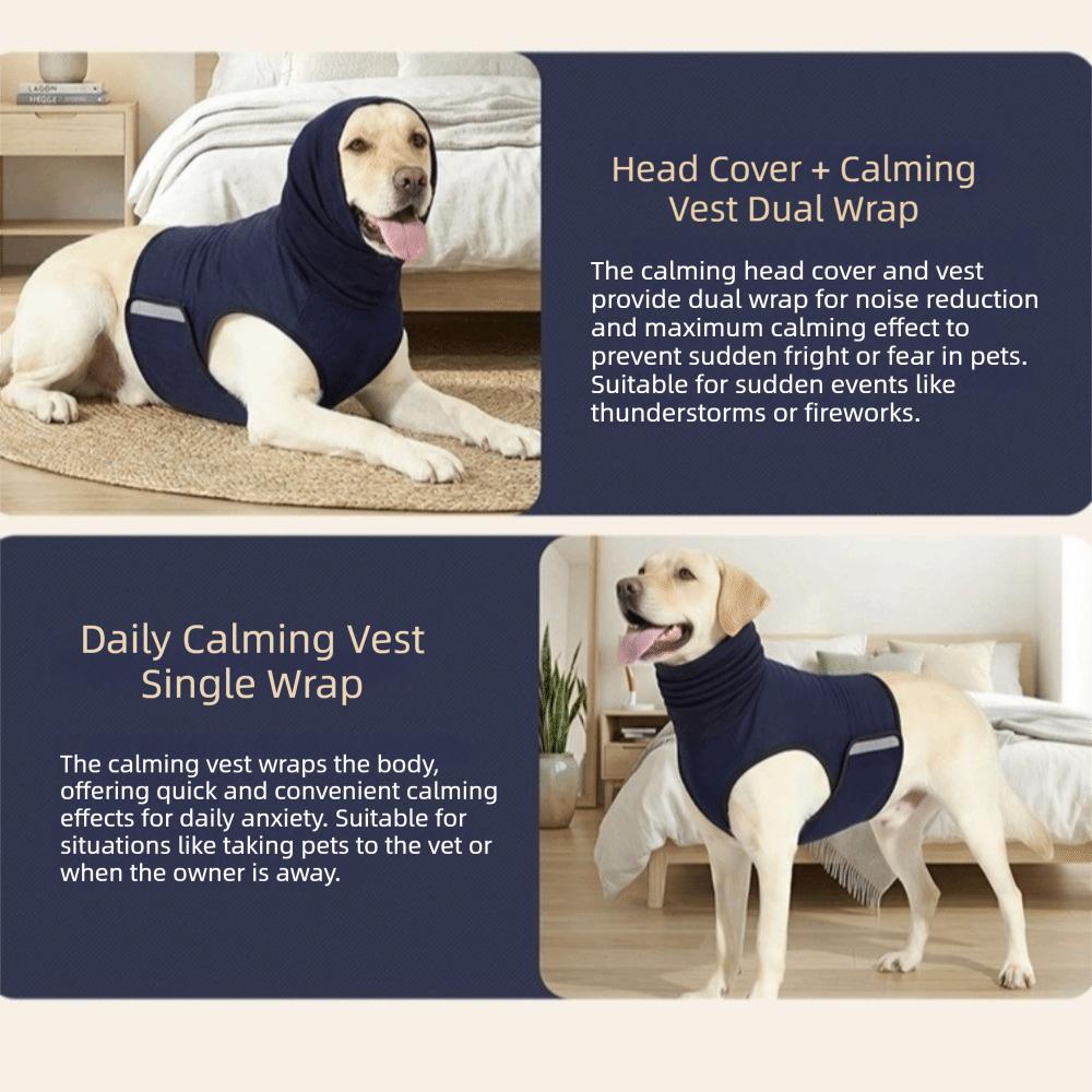 Noise-proof Dog Anxiety Vest Elastic Dog Calming Jacket Pet Soothing Clothes  Noise Protection