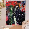 Psychedelic Girl Tapestry Wall Hanging Plant Celestial Flower  Eye  Carpet Dormitory Star