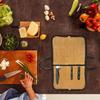 Knife Storage Bag Easy Carrying Knife Roll Bag Waterproof Canvas Knife Carrier Cooking Organizer Effortless Organization