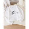 European sizes Kids' Sweatshirts, Girls' Autumn Winter Bear Zebra Tiger Crown Plant Print Long Sleeve Round Neck Sweatshirt, Casual Daily Wear.