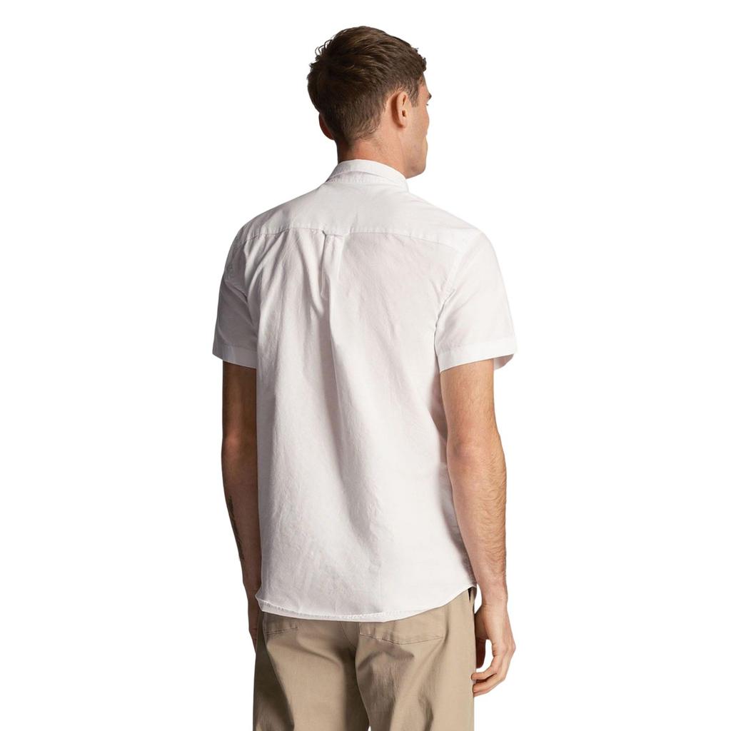Lyle & Scott Mens Oxford Short-Sleeved Shirt