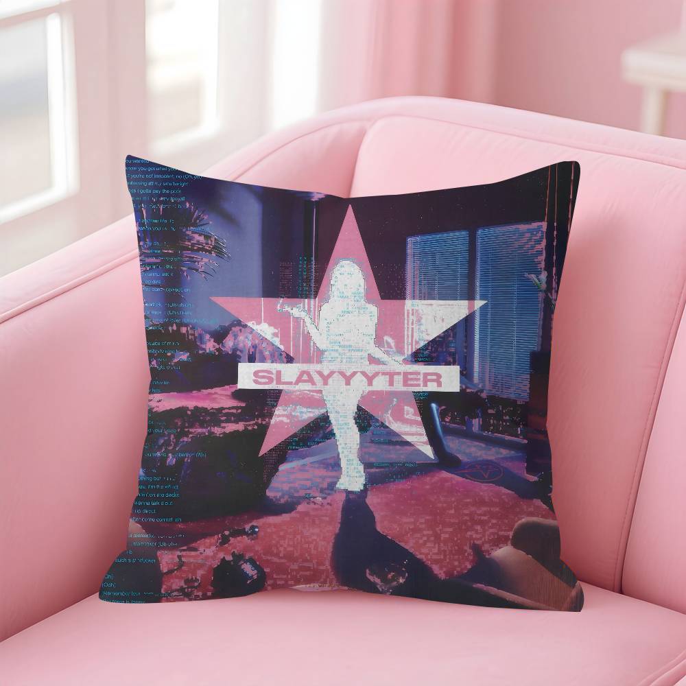 Singer SSlayyyter Worst Girl in America Pillow Cover for Bedroom Room and Living Room Sofa Decorative Cushion Cover