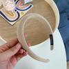 Non-Slip, Cloth-Wrapped Headband for Girls – Comfortable & Secure Hair Organizer, Student-Friendly Design