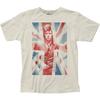 David Bowie Union Jack Camiseta Masculina Música Rock Clássico Banda Camiseta Nova Natural