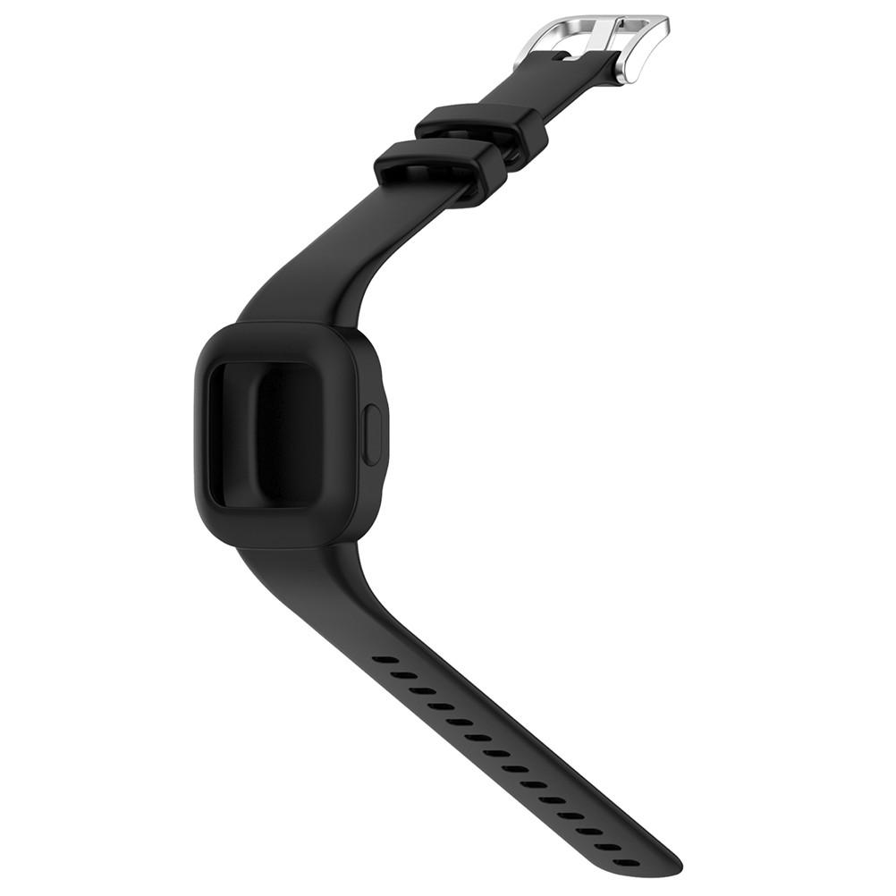 

Watch Band Compatible for Garmin Fit JR3 Soft Silicone Sport Strap Replacement Wristband Black