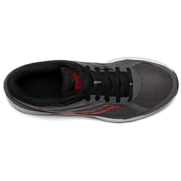 SAUCONY Cohesion 14 Mesh Cushioning Slip Resistant Abrasion Resistant Low Top Running Shoes Men's Gray Black Standard M S20628-7(M )