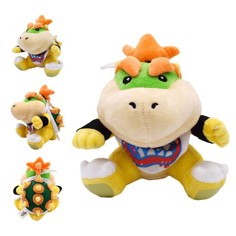 Baby Bowser Jr 7" Plush Super Mario Bros Little Buddy Toy Stuffed Koopa Doll