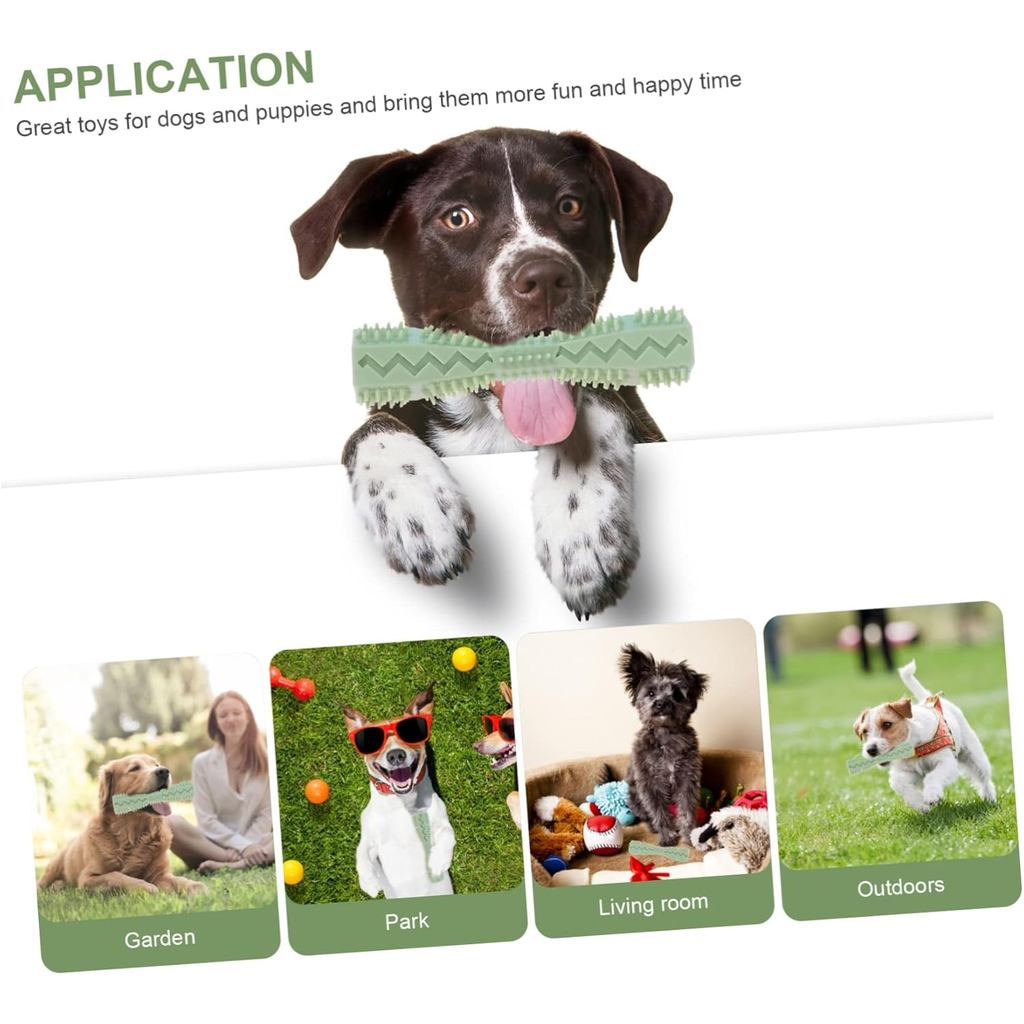 Haustier Zähneknirschen Trainingsstock Auslaufsicheres Spielzeug Zähneknirschen Reinigungsstock Verschleißfest Bissfest Leicht zu reinigendes Material Sicher Ungiftig Trainingsspielzeug