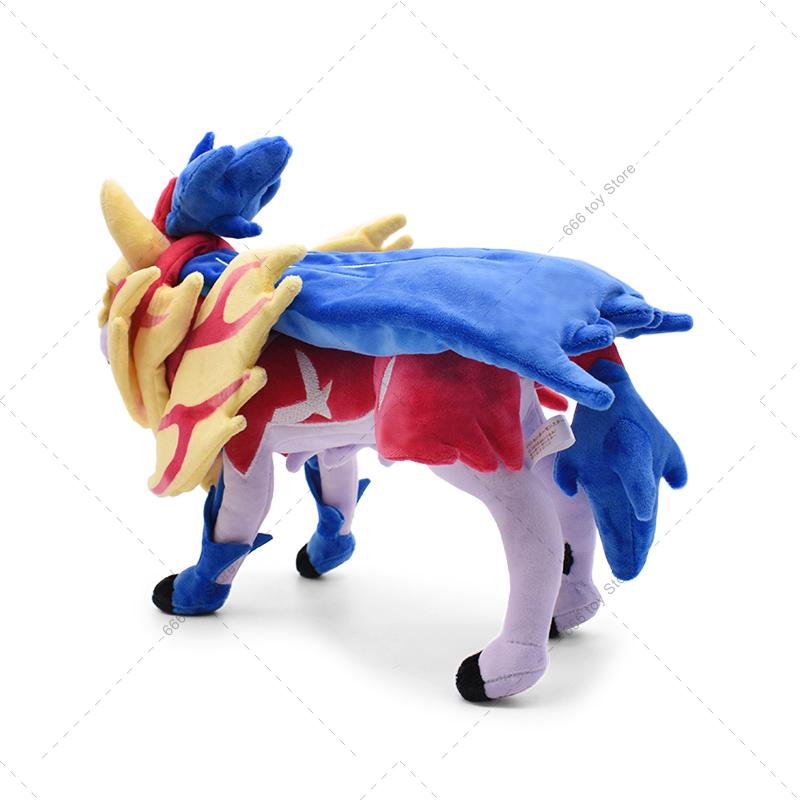 2 Styles Plush Zamazenta Zacian Cute Animal Stuffed Toy Dolls Christmas Gift Soft Stuffed Pocket Monster Toys