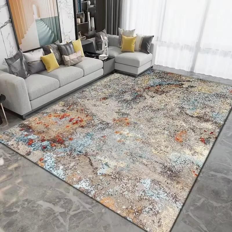 Nordic Carpet Living Room Ink Splash Abstract Area Rug Large Bedroom Decoration Home Rugs Washable Entryway Doormat Bath Mat