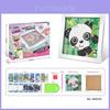 Diy Rhinestone Painting Kit For Kids With Frame Creative Cartoon Art Gift For Toddlers