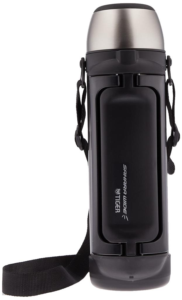 Tiger Thermos Tiger Water Bottle with 2000ml Large Stainless Steel Vacuum Insulated Heat Cold Clear Stainless Steel (TIGER) Cup, Capacity, Bottle,