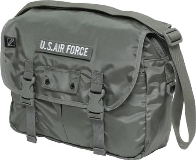 Shoulder Messenger Crossbody Military Air Force Field Pack Small with Patch J-TECH Bag, Bag, Bag, Bag, U.S. (Foliage Green, Small)