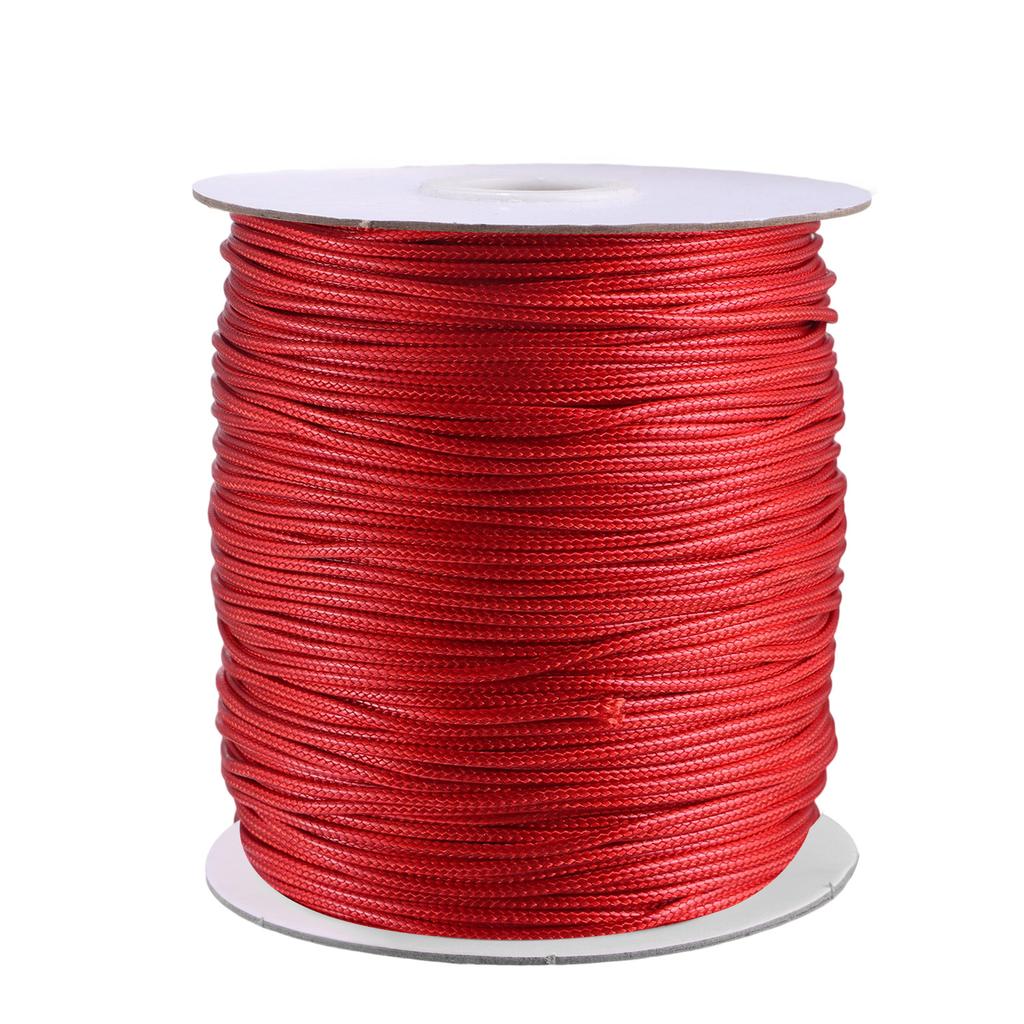 0,5mm-3mm Wachsfaden mehrfarbige Halskettenseil Wachsseil handgefertigt DIY Armband Materialseil