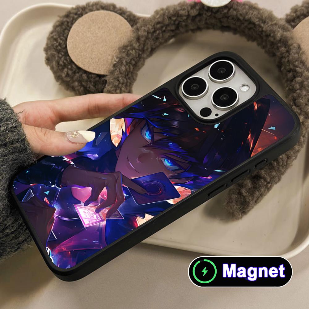 Yugioh Seto Kaiba Phone Case for iPhone 17 16 15 14 13 12 11 Air Pro Max Plus Matte Surface Magsafe Cover