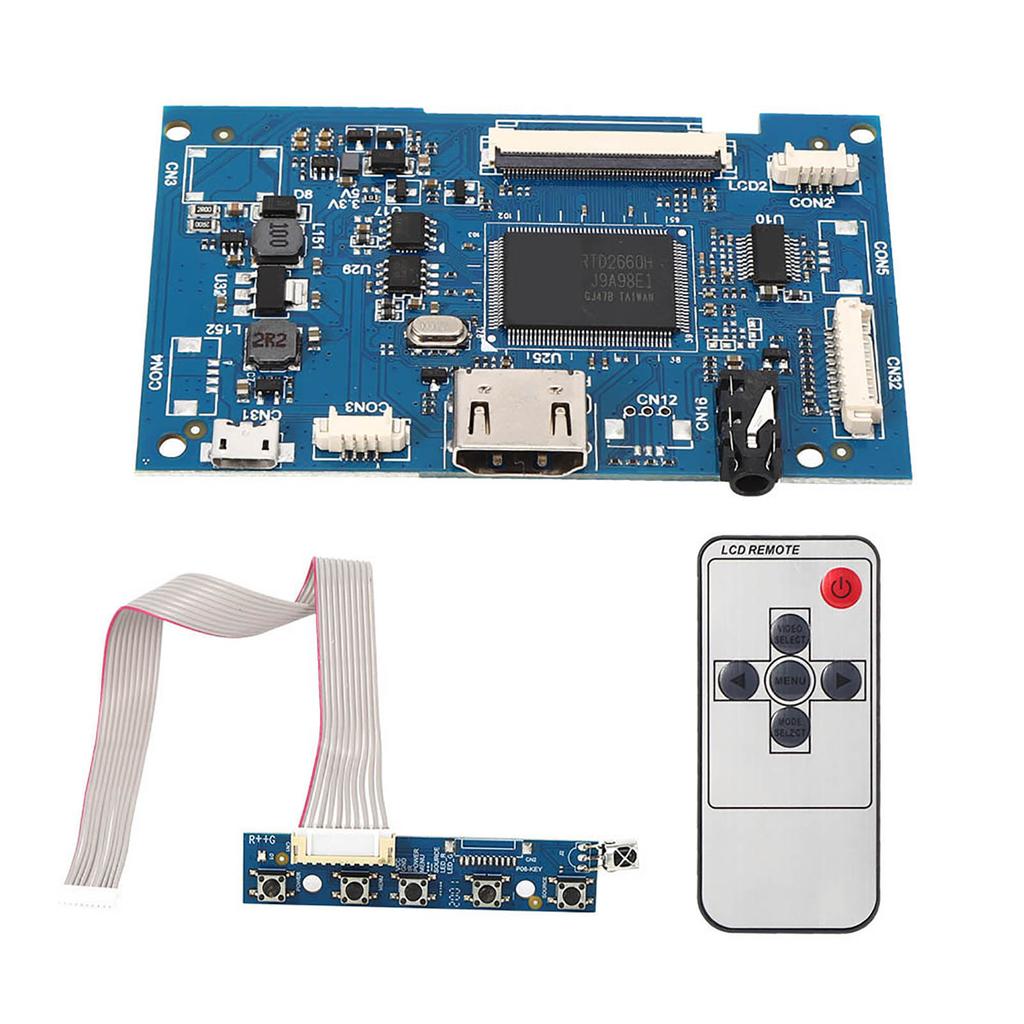 HDMI Controller Board Kit LCD Driver Module Shield for Universal 50Pin 7 Inch Display Screen 1024x600