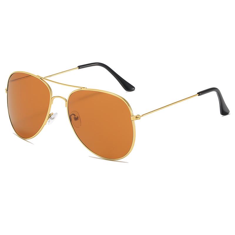 3026 Klasyczne Unisex Okulary Przeciwsłoneczne Aviator - Metalowa Oprawka, Kolorowe Soczewki