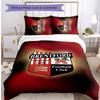 Set Lenzuola Stampato Brentford Football 3 Pezzi, Comodo Set Copripiumino per Camera da Letto Amico della Pelle