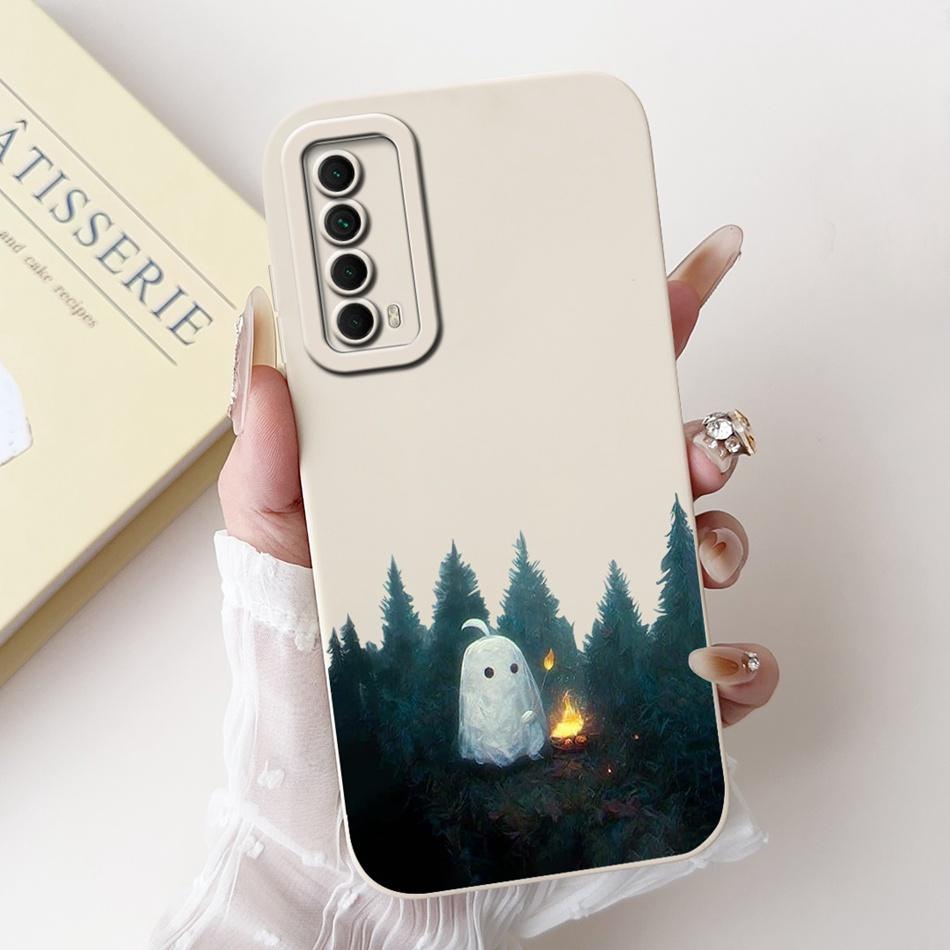 Für Huawei P Smart 2021 Hülle Huawei Y7a PPA-LX3 PPA-LX2 PPA-LX3 Süßer Panda Hase Weiches Silikon Stoßfeste Handyhüllen