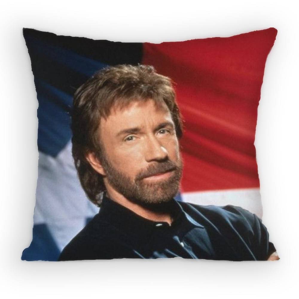 Federa Cuscino Martiale Chuck Norris The Expendables Antiacaro Cuscino con cerniera invisibile morbido corto Copricuscino per divano