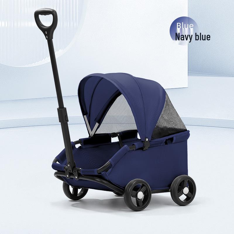 

Игровая площадка «Коляска для питомца и ребенка»: Маленькая тележка-ручная тележка для прогулок с кошкой, собакой и ребенком Pet Stroller - Sunshade Model 006