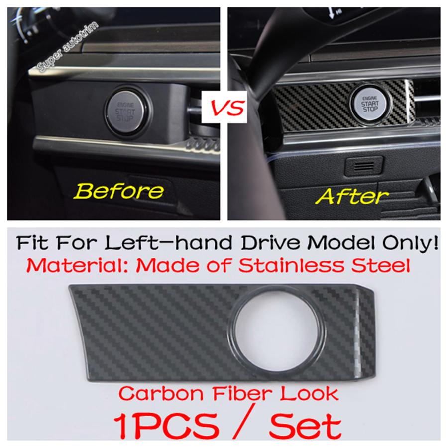 Car Engine Start Stop Button Panel Frame Decoration Cover Trim For KIA Optima / K5 GT  - 2025 Stainless Steel Accessories