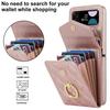 Applicable To Samsung Flip4 5 Folding Mobile Phone Case Z Flip6 Crossbody Small Fragrant Wind Ring Organ Mobile Phone Case