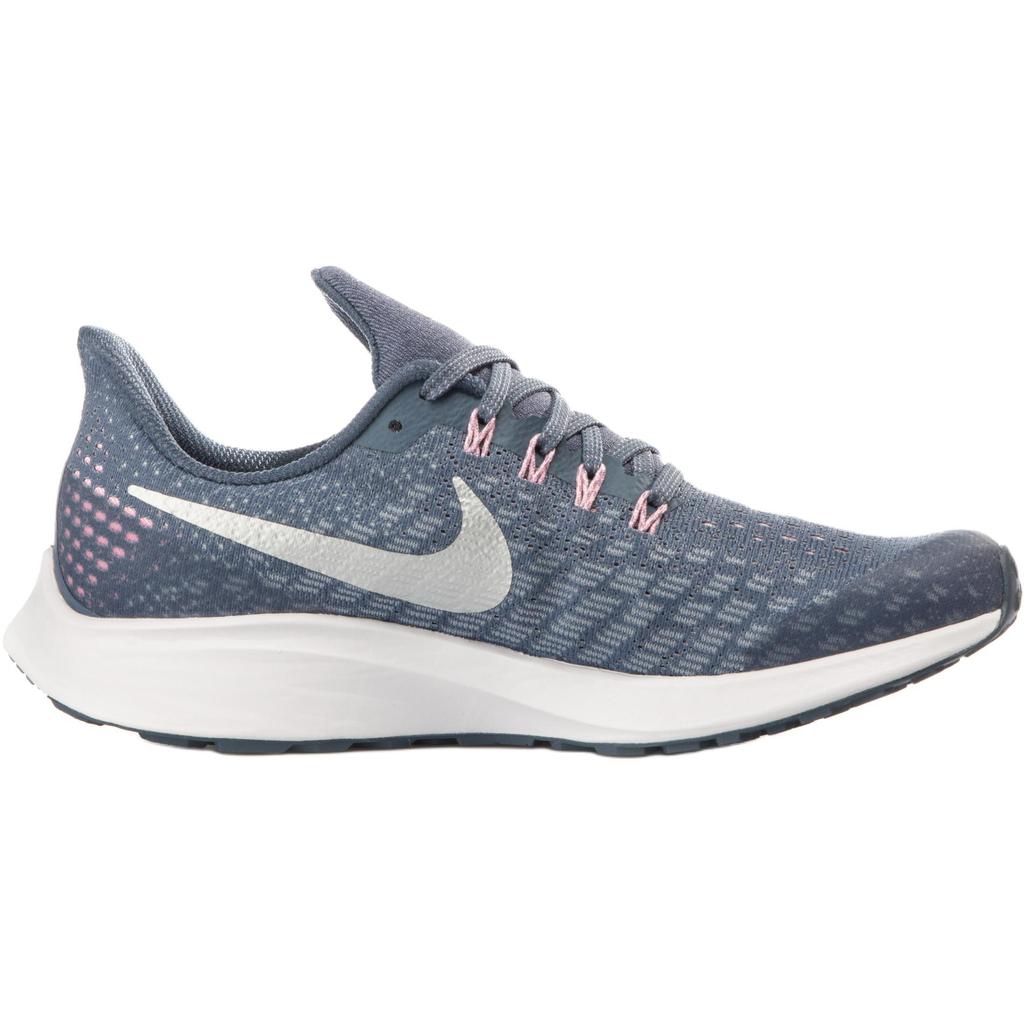 Nike Pantofi sport Air Zoom Pegasus 35 GS Albastru Difuz Copii Argintiu Metalizat AH3481-400
