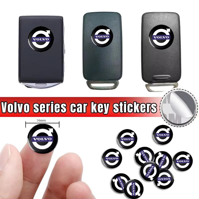 14mm Car Key Badge Replacement Stickers Decoration Emblem For Volvo XC90 V90 V60 XC60 V40 S80 S60 S90 C40 XC40 V70 XC70 C30 C70