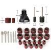 Lots Rotary Multi Tool Cutting Guide Router Drill Bits Attachment Small Electric Grinding Sandpaper Set Combination Accessories