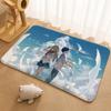Your Lie In April Floor Mat Floor Mat Soft Flannel Non-Slip Door  Rug for Living Room