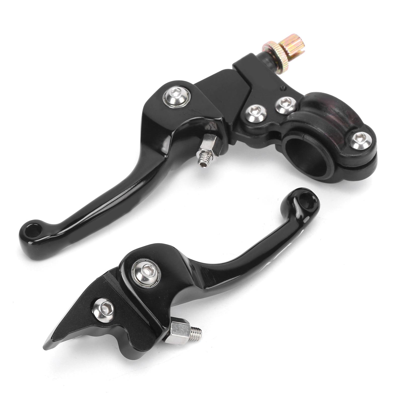 22mm Clutch Brake Folding Lever Corrosion Resistant for Motorcycle ATV OffRoad Motorbike Black