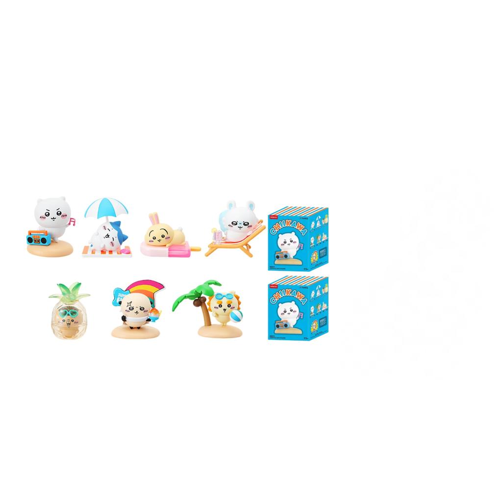MINISO x Chiikawa Summer Meme Tea Collection Mystery Boxes Single Mystery Box/Full Box 6 Pcs Doll