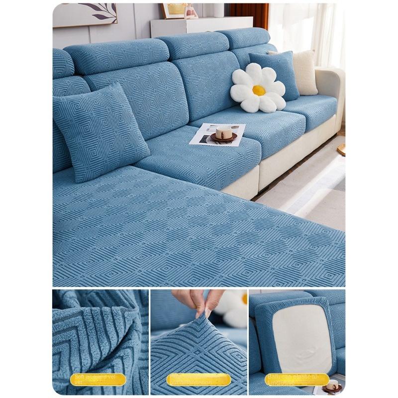 Sofa Cover New All-Inclusive Universal Cover Four Seasons Universal Non-Slip Lazy Stretch Sofa Seat Cushions