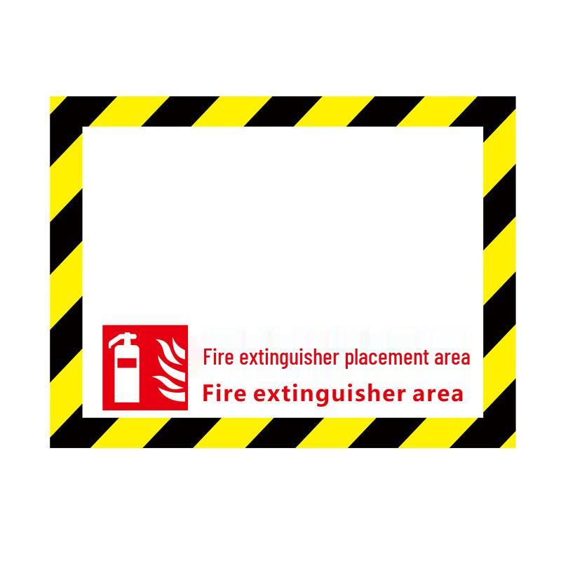 Fire Extinguisher Location Floor Sticker