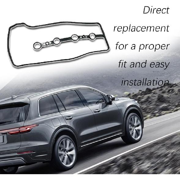 Valve Cover Gasket Set, Seal Gasket Compatible with Pontiac Vibe Scion TC XB Toyota Camry Corolla Highlander Matrix Rav4, Replace VS50530R,