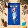 Erling Haaland (1) Thema Strandtuch Sandabweisend Weich Und Bequem Geeignet Für Den Pool Camping Yoga Und Tauchen Ein Reise-Essential