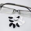 12 Pairs Glasses Nose Pads Non-slip Half Moon Hollow Solid Color Stylish Daily Using Long Lasting Silicone Eyeglass Nose Pad for Office