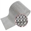 1 Yard Rhinestone Plastic Ribbon Roll Mesh Wrap Wedding Decoration
