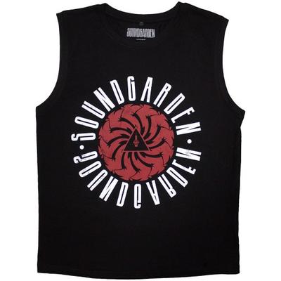 Soundgarden Unisex Adult Circle Logo Tank Top