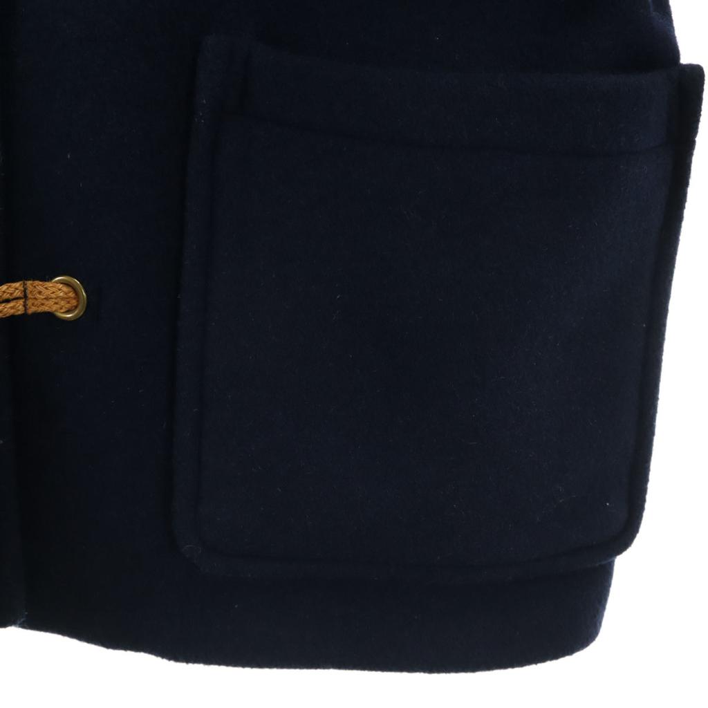 Gloverall 80s Made In England Old Melton Duffel Coat 14 Navy Women Used