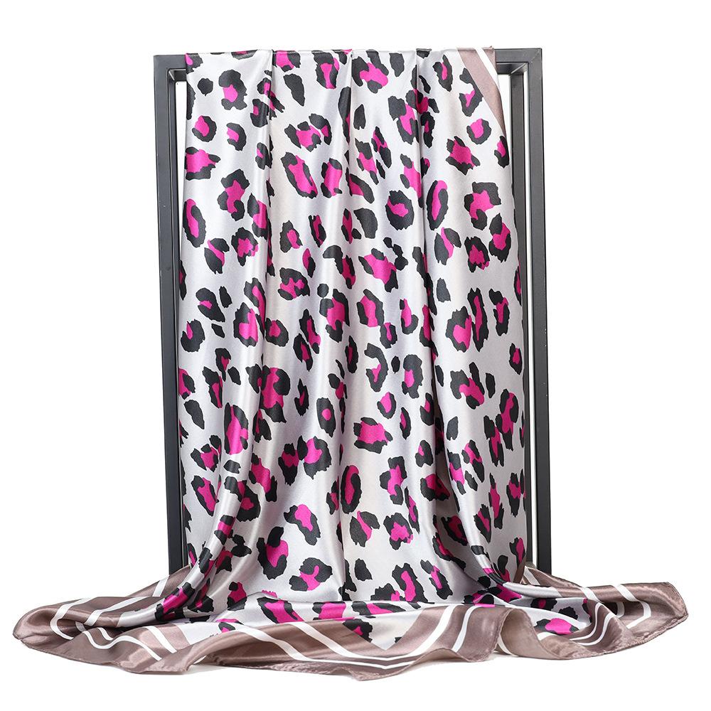 Vysoce kvalitní luxusní hedvábné šátky čelenka Šály Šála na krk pro ženy Řetízek Hedvábný šátek Dámská ozdobná šála