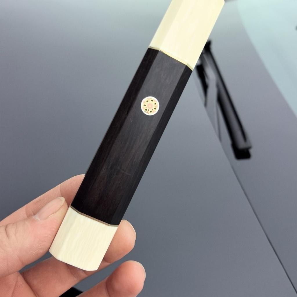 Japan Octagonal Blackwood Knife Handle Fish Raw Chef Knife Blade Sushi Kitchen Imitation Ivory Material Handle Hole Depth 10CM