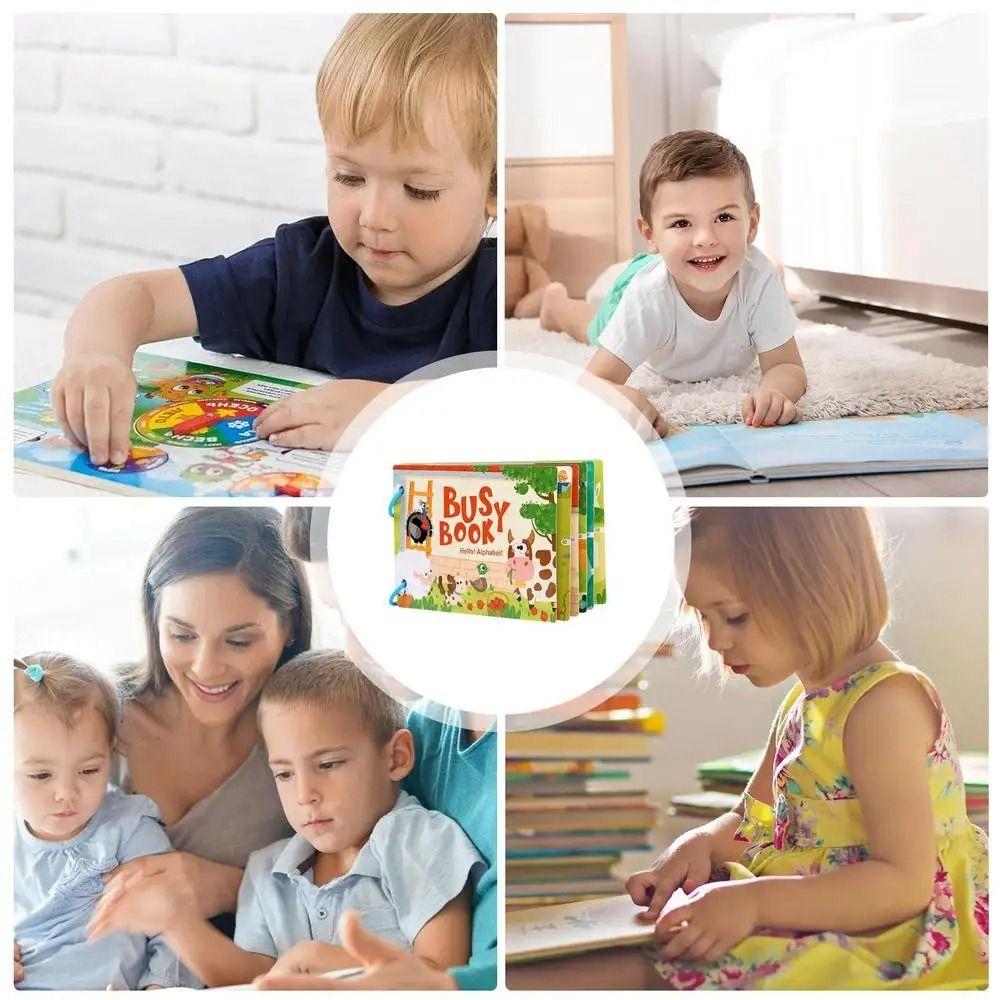 Handmade Montessori Quiet Busy Book Paper DIY Kids Busy Book Toy Quiet Stickers Book Girls