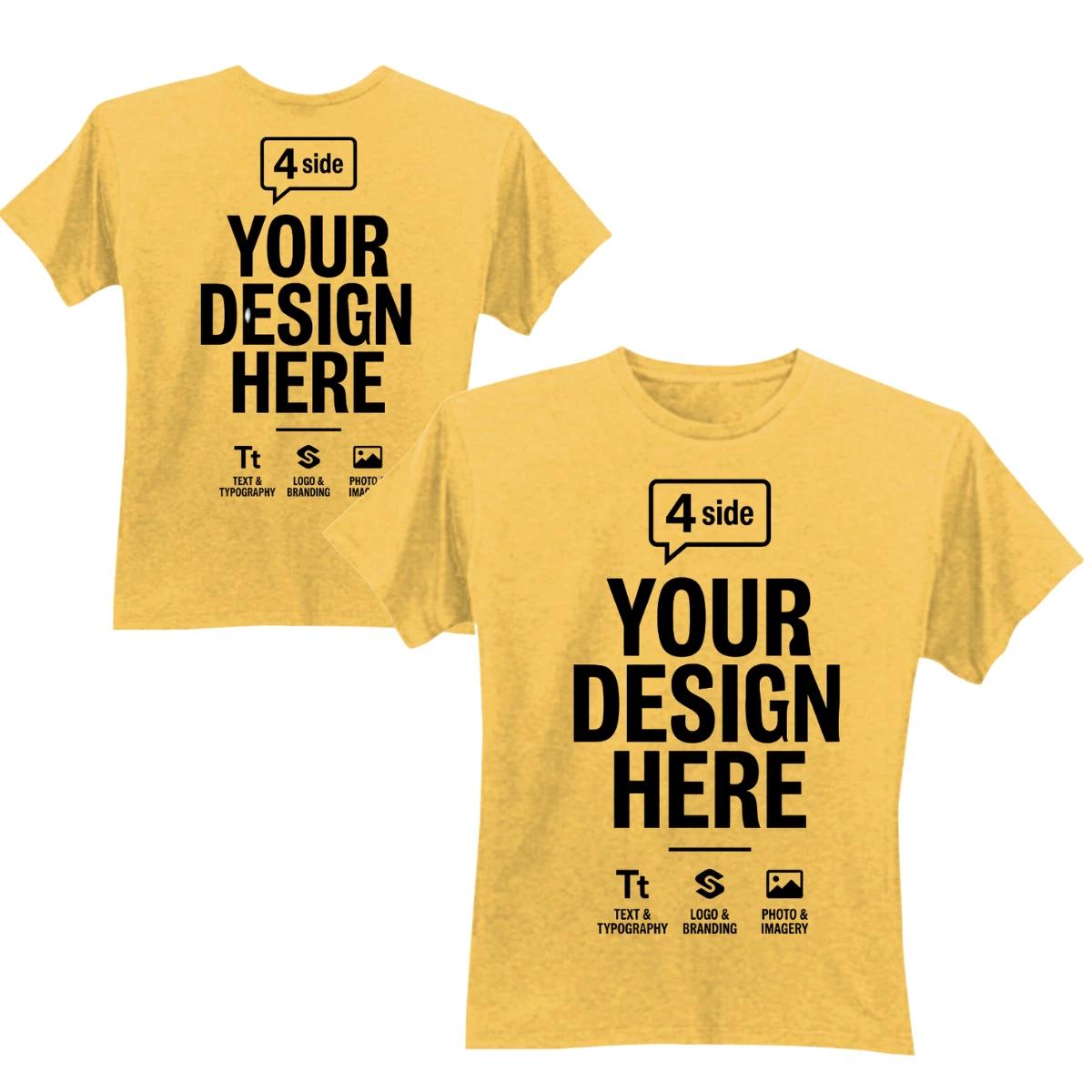 Personalised Tee Add Your Own Text Photo Design Mens Womens T Shirt 6 XL