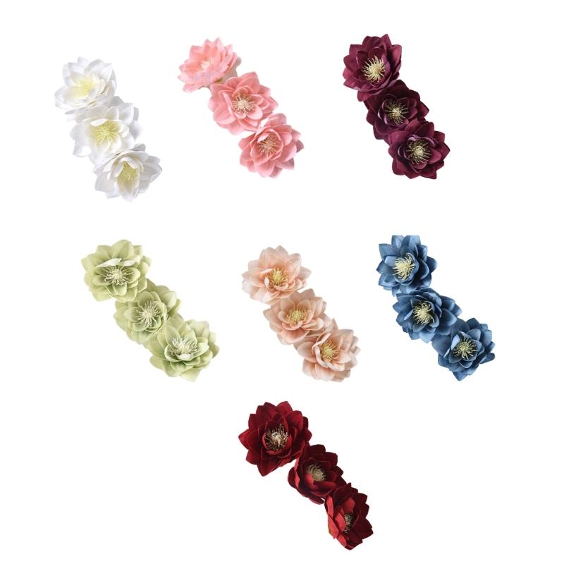 Contemporary Flower Curtain Tiebacks for Curtains Holders Secure & Stylish Curtain Ties 4Pieces