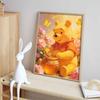 Disney Diamond Painting Art Kit Winnie The Pooh With Honey Pot Flowers Butterfly Mosaic Handmade Diy Gift Home Decor