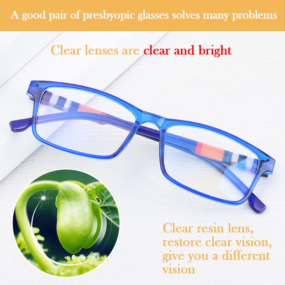 Fashion Anti-Blue Light Ultra Light Frame Reading Glasses Vintage Men Women Eyeglasses Hyperopia Eyeglasses Strength +1.0~+4.0