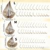 3pcs Handmade Wood Candle Holder Set Natural Curved Twisted Branches Table Centerpiece Lotus Candle Holder Rustic Elegant Decor