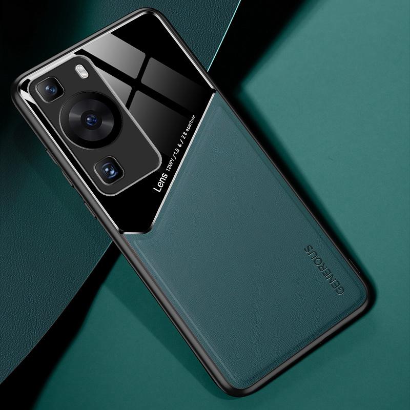 Fall Für Huawei P20 P30 Lite P40 Pro Plus Luxus Leder Telefon Fall Für Huawei P60 P50 Pro Magnetische Silikon schutz Abdeckung